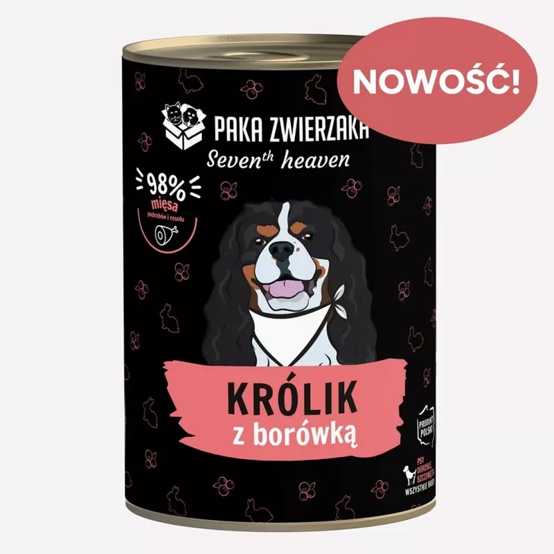 Paka Zwierzaka Seventh Heaven Complete Dry Food for Adult Rabbits with Rabbit & Blueberry, 400g