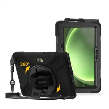 Crong Defender Plus Rugged Case for Samsung Galaxy Tab Active5 Pro 10.1 inch - Black