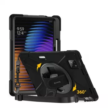 Crong Defender Plus Rugged Case for Xiaomi Pad 8 / 8 Pro / Pad 7 / 7 Pro 11.2 inch – Black