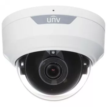UNIVIEW IPC328LE-ADF28K-H 8MP Outdoor Dome IP Security Camera, 2.8mm Fixed Lens, 30m IR, PoE, IK10 Vandal Resistant, White