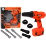LEAN TOYS DIY Battery Powered Drill Orange Drills Screws