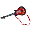 LEAN TOYS Electric Guitar Star Strings Coloured Diodes Red