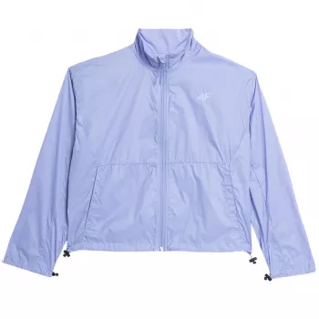 4F Women's Light Purple Lightweight Breathable Full-Zip Jacket F016 (Size S)