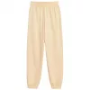 Women's Trousers 4F F147 Light Yellow 4FSS23TTROF147 73S M