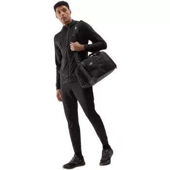 4F U104 Shoulder Bag Deep Black 2L Polyester Unisex