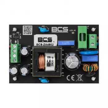 BCS BCS-ZA4802 4-Channel Passive Video Balun Transceiver for AHD/TVI/CVI/CVBS over UTP, Black