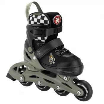 SPOKEY POPPY Children's Inline Skates 31-34 Green/Black