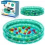 Bestway 51141 Inflatable Garden Pool with 50 Balls, Transparent with Dots, 91 cm