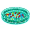Bestway 51141 Inflatable Garden Pool with 50 Balls, Transparent with Dots, 91 cm