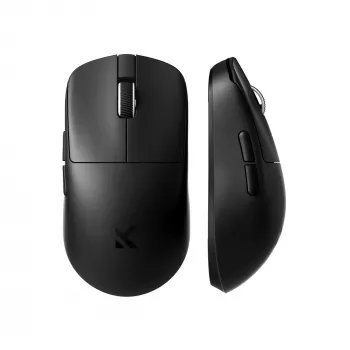 Mchouse HW-L7-15KH Tri-Mode Ultralight Magnesium Gaming Mouse, PixArt PAW3395 26K DPI, 4000Hz, 49g, Black