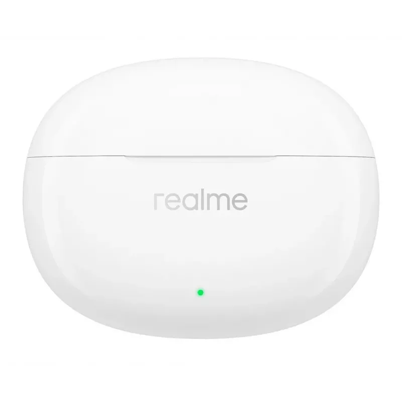 realme Buds T110 True Wireless Earbuds with 38h Battery, AI ENC, IPX5, Bluetooth 5.4, 10mm Bass Driver, USB-C Fast Charging, Low Latency Mode, Smart Touch, White