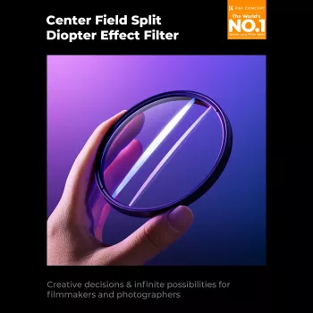 KF Concept 82mm Nano-B Center Field Split Diopter Filter +0.5