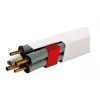 IVENSIS IPDT80 White PVC Cable Trunking 80x60mm 2m