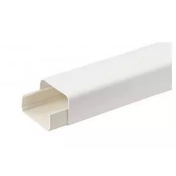 IVENSIS IPDT80 White PVC Cable Trunking 80x60mm 2m