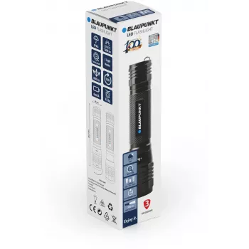 Blaupunkt BT-FL8066 LED Flashlight with Zoom, 1600 lm (BLAUPUNKTBT-FL8066)