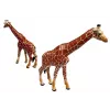 LEAN TOYS Giraffes Figurines Educational Family 3 Pieces + Africa Background