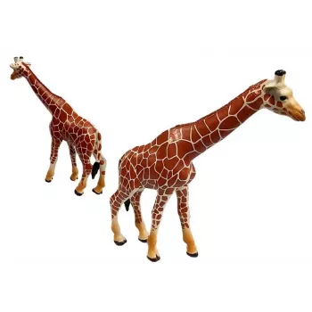 LEAN TOYS Giraffes Figurines Educational Family 3 Pieces + Africa Background