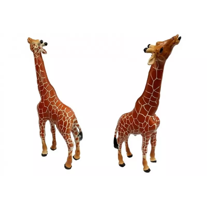 LEAN TOYS Giraffes Figurines Educational Family 3 Pieces + Africa Background