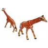 LEAN TOYS Giraffes Figurines Educational Family 3 Pieces + Africa Background