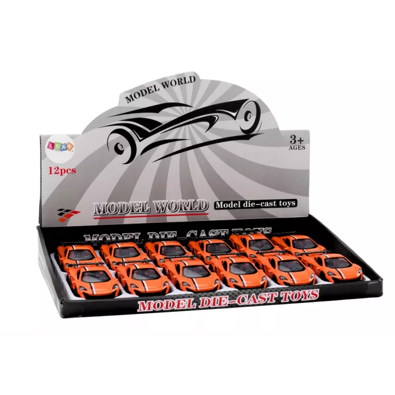 LEAN TOYS Sports Car 1:32 Friction Drive Orange