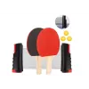LEAN TOYS Ping Pong Table Tennis Set with Net, 2 Rackets and 3 Balls