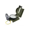 LEAN Tourist Compass with Fluorescent Hands and Aluminum Housing, 360-Degree Scale, Ruler