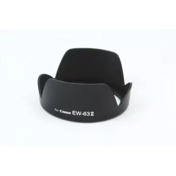 JJC Lens Hood for Canon EW-63II, Bayonet Mount, Petal Shape, Black