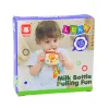 LEAN TOYS 3-in-1 Sensory Toy Teether Rattle for Infants - Multi-Color