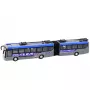LEAN TOYS RC Police Articulated Bus Remote Controlled Lights Gray 1:32