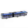 LEAN TOYS RC Police Articulated Bus Remote Controlled Lights Gray 1:32