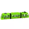 LEAN TOYS City Metro Tram Opening Doors Lights Sounds Green 1:16
