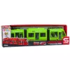 LEAN TOYS City Metro Tram Opening Doors Lights Sounds Green 1:16