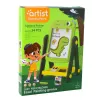 LEAN TOYS Double-Sided Magnetic Dry Erase Board Dinosaur Green with Accessories