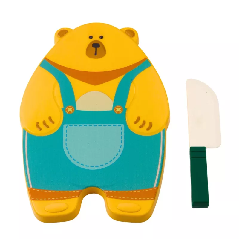 LEAN TOYS Fruit Chopping Set Board Knife Educational Accessories For Children