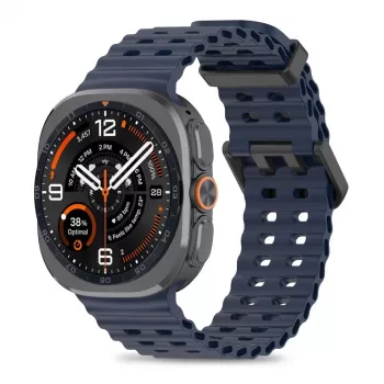 Tech-Protect Iconband Pro Silicone Watch Band for Samsung Galaxy Watch Ultra 1/2 47mm Blue
