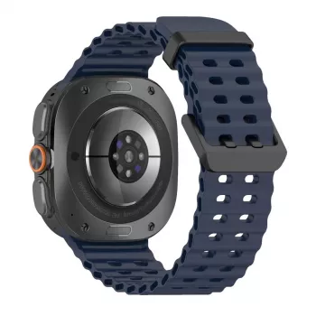 Tech-Protect Iconband Pro Silicone Watch Band for Samsung Galaxy Watch Ultra 1/2 47mm Blue