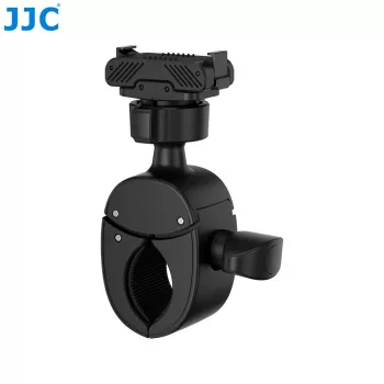 JJC HM-OA5 Quick Release Handlebar Clamp Mount for DJI Osmo Action 5 Pro/4/3, Osmo Pocket 3/2 - 360° Swivel, Anti-Slip, Tool-Free