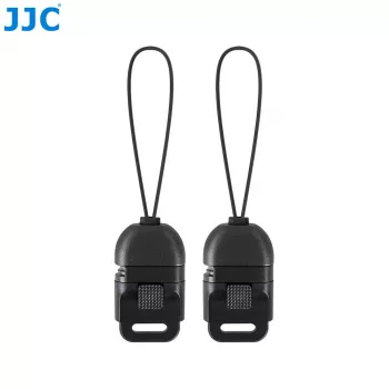 JJC QRK-PSK2 Quick Release Camera Strap Clip Mount Adapter (2-Pack) – Black, Fits Straps up to 60mm, 1/4 inch Screw, 10kg Load
