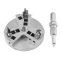 NEO TOOLS 55-540 Diamond Hole Saw Set for Tiles and Ceramics – 33, 53, 67, 73 mm, 4-Piece with Arbor, Wet Drilling, Hex Shank, Durable Case