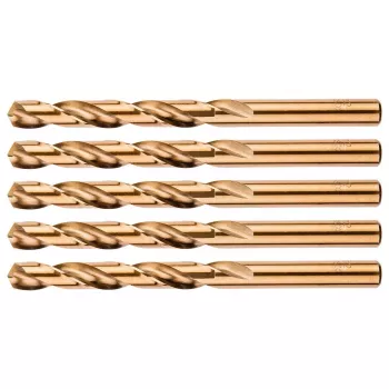 NEO TOOLS HSS-Co Cobalt Metal Drill Bits 10.0 mm, 5-Pack