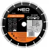 NEO TOOLS 230 mm Laser-Welded Segmented Diamond Cutting Blade for Concrete and Stone, 22.2 mm Bore