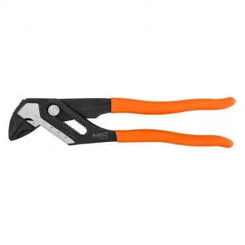NEO TOOLS Adjustable Wrench 10 inch (250 mm) Chrome Vanadium Steel, Max Jaw Opening 30 mm, DIN 3117, Metric Scale, Hanging Hole