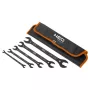 NEO TOOLS Super Thin Double-Ended Flat Wrenches, 4-in-1, 6-27 mm (20 Sizes), Set of 5