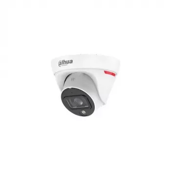 Dahua IPC-HDW1439T1-A-LED-0280B-PRO 4MP Full-Colour Warm LED Turret Network Camera with Built-in Microphone, 2.8mm Fixed Lens, IP67, PoE