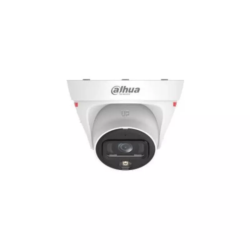Dahua IPC-HDW1439T1-A-LED-0280B-PRO 4MP Full-Colour Warm LED Turret Network Camera with Built-in Microphone, 2.8mm Fixed Lens, IP67, PoE