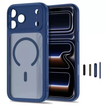 TECH-PROTECT MagPeak MagSafe Case for iPhone 17 Pro Max / 18 Pro Max Matte Deep Blue