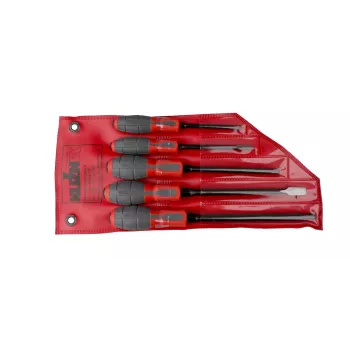 BAHCO Screwdriver Set 5 Pieces: 4 Flat, 1 Phillips PH2