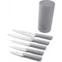 Ambition Curly 6-Piece Porcelain Dinner Set Grey
