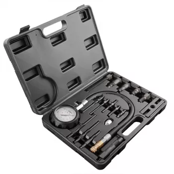 NEO TOOLS Diesel Compression Pressure Tester, 16-Piece Set (0-70 bar / 0-1000 PSI)