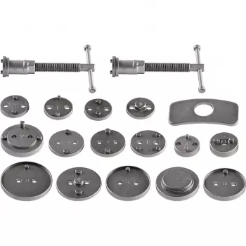 NEO TOOLS 18-Piece Manual Brake Caliper Piston Rewind Tool Kit with Case